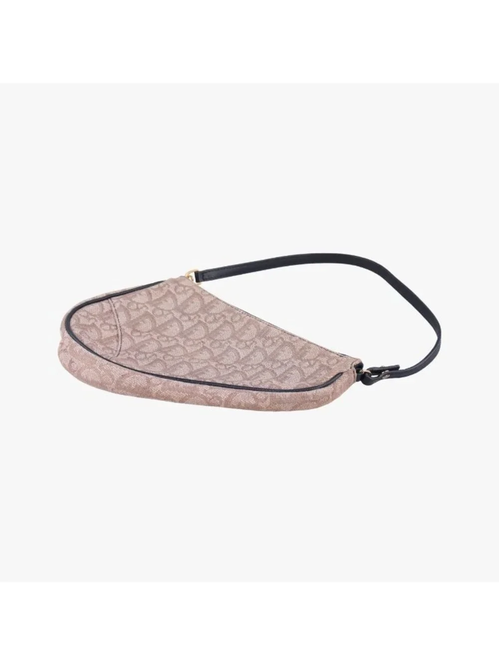 Dior Saddle Navy Beige Pink Jacquard MC Handbag